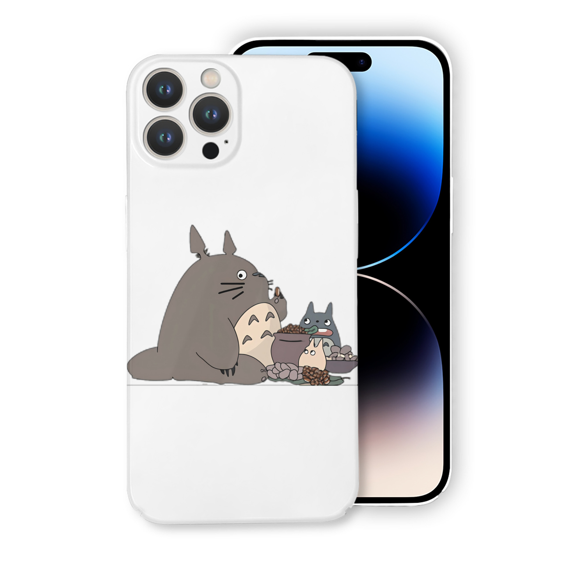 （画像用） となりのトトロ 草壁メイ 草壁サツキ My Neighbor Totoro Satsuki Kusakabe Mei Kusakabe 【iPhone 14シリーズ対応】ハードケース